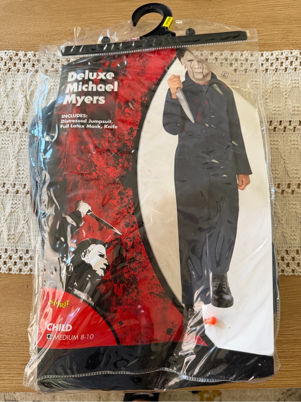 Spirit Deluxe Michael Myers Kids Costume - Black and Red